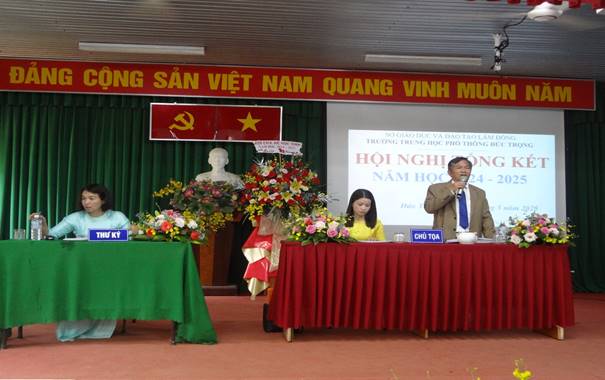 Hội nghị tổng kết năm học 2024- 2025
