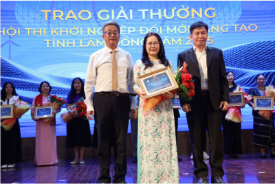 Trao giải Hội thi Khởi nghiệp đổi mới sáng tạo Lâm Đồng 2025