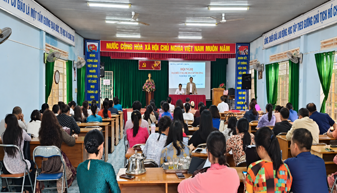 Chung một niềm tin – cùng đồng hành vì học sinh Hội nghị Cha mẹ học sinh Trường THPT Đức Trọng năm học 2026 – 2027